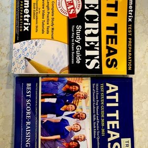 TEAS Study guide books for Nursing school